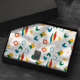 Moderne Formen - Retro-Mod, atomisch, mittelalterl Seidenpapier