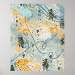 Moderne Formen und Farben Poster