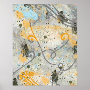 Moderne Formen und Farben Poster