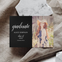 Moderne Foto Abschluss Tri-Fold Ankündigung