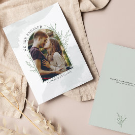 Moderne Foto Arch Verlobung Save The Date