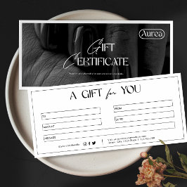 Moderne Foto Beaty Salon Grift Card