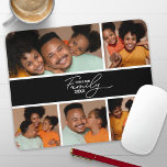 Moderne Foto Collage Mousepad<br><div class="desc">Transformieren Sie Ihren Arbeitsbereich mit einem personalisierten Mauspad mit dieser Vorlage für die dynamische Foto-Collage. Fügen Sie einfach Ihre Lieblingsfotos,  das Jahr,  Ihren Familiennamen und jeden beliebigen Text,  den Sie wünschen,  hinzu. Machen Sie es einzigartig!</div>