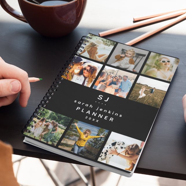 Moderne Foto Collage/Name 2025 Jährlich Planer (Von Creator hochgeladen)