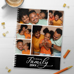 Moderne Foto Collage Planer<br><div class="desc">Erstellen Sie einen personalisierten Planer mit dieser einfachen Vorlage für die Collage des Fotos. Fügen Sie der Vorderseite Bilder hinzu,  einschließlich des Jahres,  Ihres Familiennamen,  Ihres Namens oder eines anderen benutzerdefinierten Textes,  und ein vollformatiges Foto auf der Rückseite.</div>
