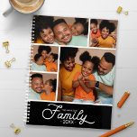 Moderne Foto Collage Planer<br><div class="desc">Erstellen Sie einen personalisierten Planer mit dieser einfachen Vorlage für die Collage des Fotos. Fügen Sie der Vorderseite Bilder hinzu,  einschließlich des Jahres,  Ihres Familiennamen,  Ihres Namens oder eines anderen benutzerdefinierten Textes,  und ein vollformatiges Foto auf der Rückseite.</div>
