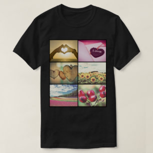 Moderne Foto-Collage T-Shirt