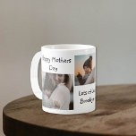 Moderne Foto-Collage | Tag der glücklichen Mütter Kaffeetasse<br><div class="desc">Schicken Sie Ihrer Mutter diese moderne Foto Mütter Tag Tasse,  mit einem Gruß "HAPPY MOTHERS DAY" und Ihrem Lieblingsfoto 4. Alle Textstile,  -größe und -farben können durch Anklicken des Schriftart-Buttons nach der Personalisierung angepasst werden.</div>