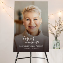 Moderne Foto-Feier zum Gedenken an die Beerdigung