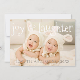 Moderne FOTO-Ferienkarte, Ankündigung, andere Feiertagskarte