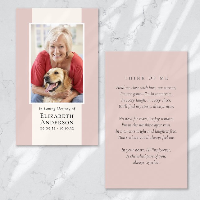 Moderne Foto-Gedenkkarte Telefonnummerkarte (Von Creator hochgeladen)