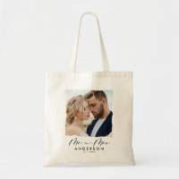 Moderne Foto Hochzeit personalisierten mr und mrs