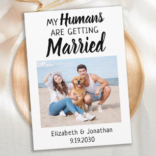 Moderne Foto-Hochzeit Save The Date