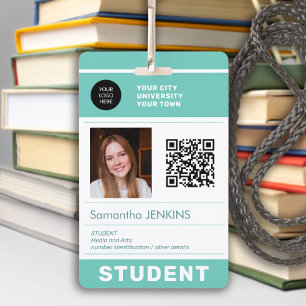 Moderne Foto-ID QR-Universität Ausweis