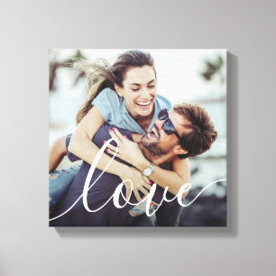 Moderne Foto-Liebe Schrift Leinwanddruck