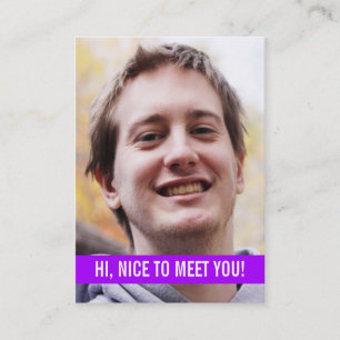 Moderne Foto-persönliches Geschäfts-Karten Visitenkarte