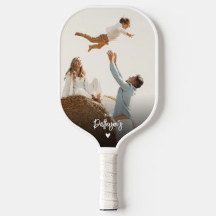 Moderne Foto- und Familienname Pickleball Schläger