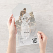 Moderne Foto- und Overlay-Hochzeit