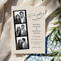 Moderne Fotoautomaten-Filmstreifen-Hochzeit - Term