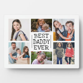 Moderne FotoCollage | Best Daddy Ever Fotoplatte