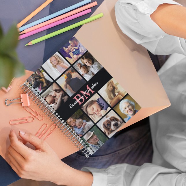 Moderne FotoCollage Mit Monogramm 2026 Planer (Von Creator hochgeladen)