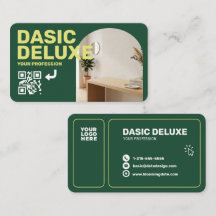 Moderne Fotogeschäftskarte mit Logo und QR-Code
