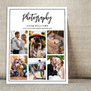 Moderne Fotografie-Pakete & Preisgestaltung Foto Flyer
