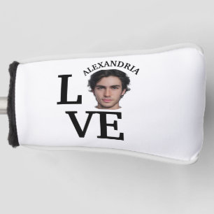 Moderne Fotovorlage für benutzerdefinierte Lieben Golf Headcover