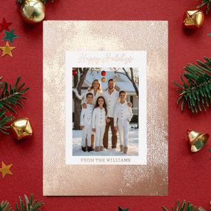 Moderne Fouler Weihnachtskarte Weihnachtsgeschenk  Folien Feiertagskarte