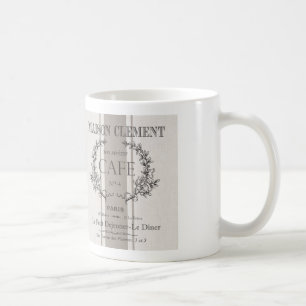 moderne französische Vintage-Café Tasse