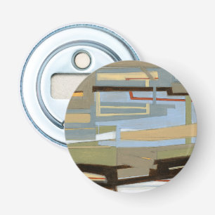 Moderne freie Ausdruck-Malerei vom Normannen Wyatt Flaschenöffner