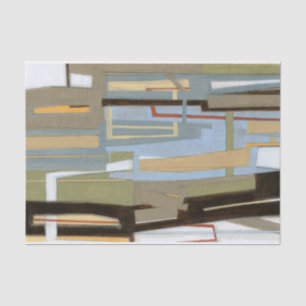 Moderne freie Ausdruck-Malerei vom Normannen Wyatt Seidenpapier