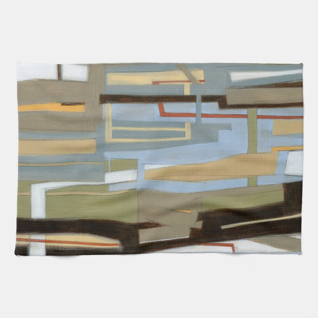 Moderne freie Ausdrucksbilder von Norman Wyatt Küchentuch (Horizontal)