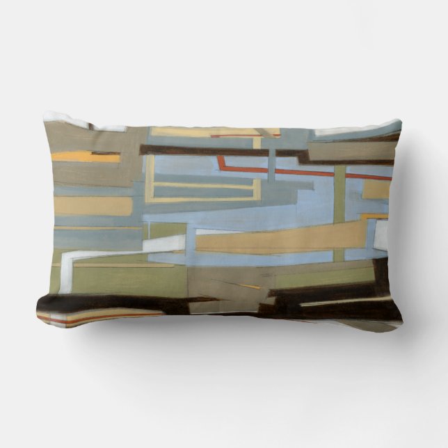 Moderne freie Ausdrucksbilder von Norman Wyatt Lendenkissen (Vorderseite)