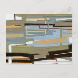 Moderne freie Ausdrucksbilder von Norman Wyatt Postkarte