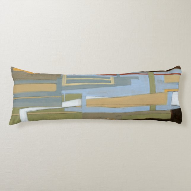 Moderne freie Ausdrucksbilder von Norman Wyatt Seitenschläferkissen (Vorderseite)