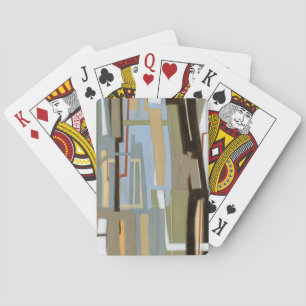 Moderne freie Ausdrucksbilder von Norman Wyatt Spielkarten