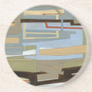 Moderne freie Ausdrucksbilder von Norman Wyatt Untersetzer