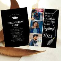 Moderne "Friends" Graduiertenparty FotoCollage