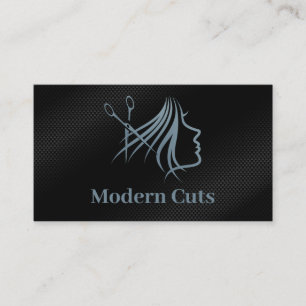 Moderne Friseursalon-Illustration Visitenkarte