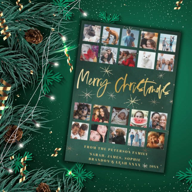 Moderne frohe Weihnachten 20 Foto Collage (Von Creator hochgeladen)