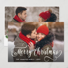 Moderne frohe Weihnachten 2 FOTO Gruß