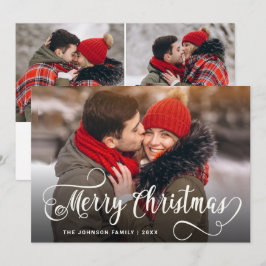 Moderne frohe Weihnachten 3 FOTO Gruß