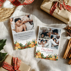 Moderne Frohe Weihnachten Citrus Familie 5 Fotos