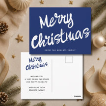 Moderne Frohe Weihnachten fette Schrift