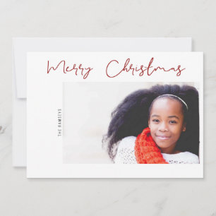 Moderne frohe Weihnachten Foto Peace Joy & Liebe