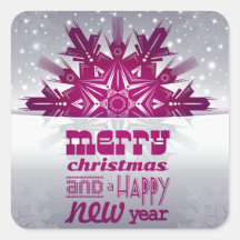 Moderne frohe Weihnachten glücklich Neues Jahr