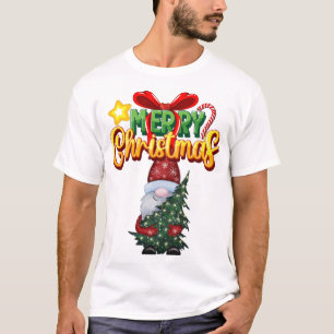 Moderne frohe Weihnachtsfeier T-Shirt