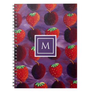 Moderne Früchte der ersten Monogram-Serie Notizblock