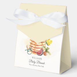 Moderne Fruchtpancake Schnuller Brunch Babydusche Geschenkschachtel